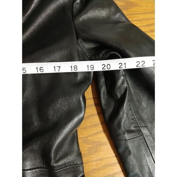 My Style 3XL Black Leather Victorian Gothic Coat W/Double-Breasted Buttons & Cor - Picture 13 of 13